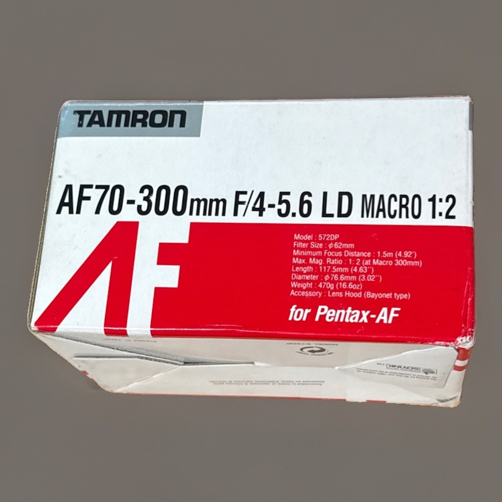 Tamron AF 70-300mm f/4-5.6 Di LD Macro 1:2 Telephoto Zoom Lens Open Box